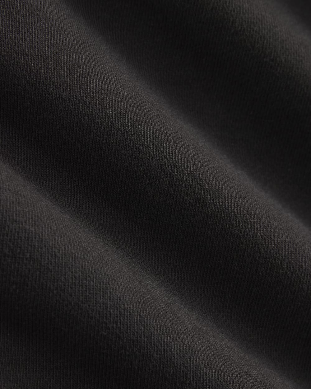 Luxe Fleece Crew Pullover |  Black
